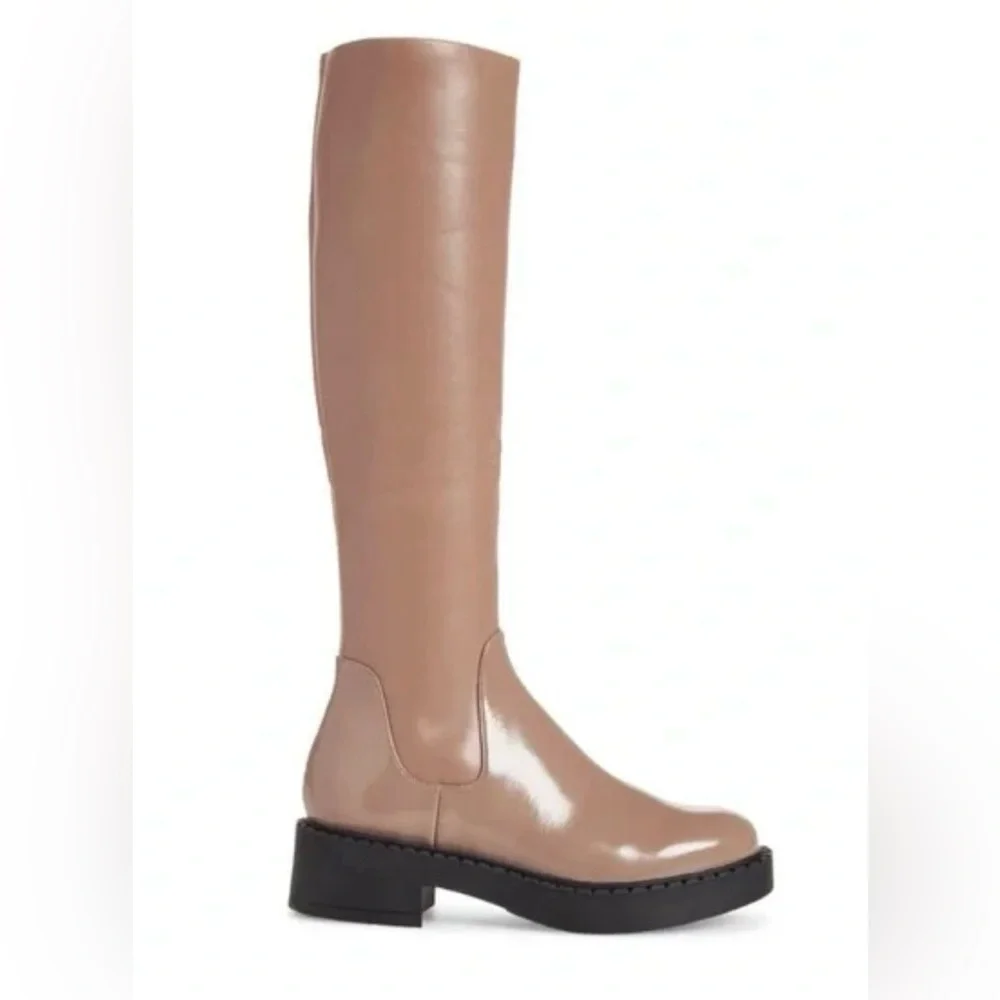 Jeffrey Campbell | Lennard Knee High Boots | Women's Tan Knee-High Boots | NWOB